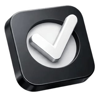 Approval checkmark icon in 3D on the Noble Fundara about page